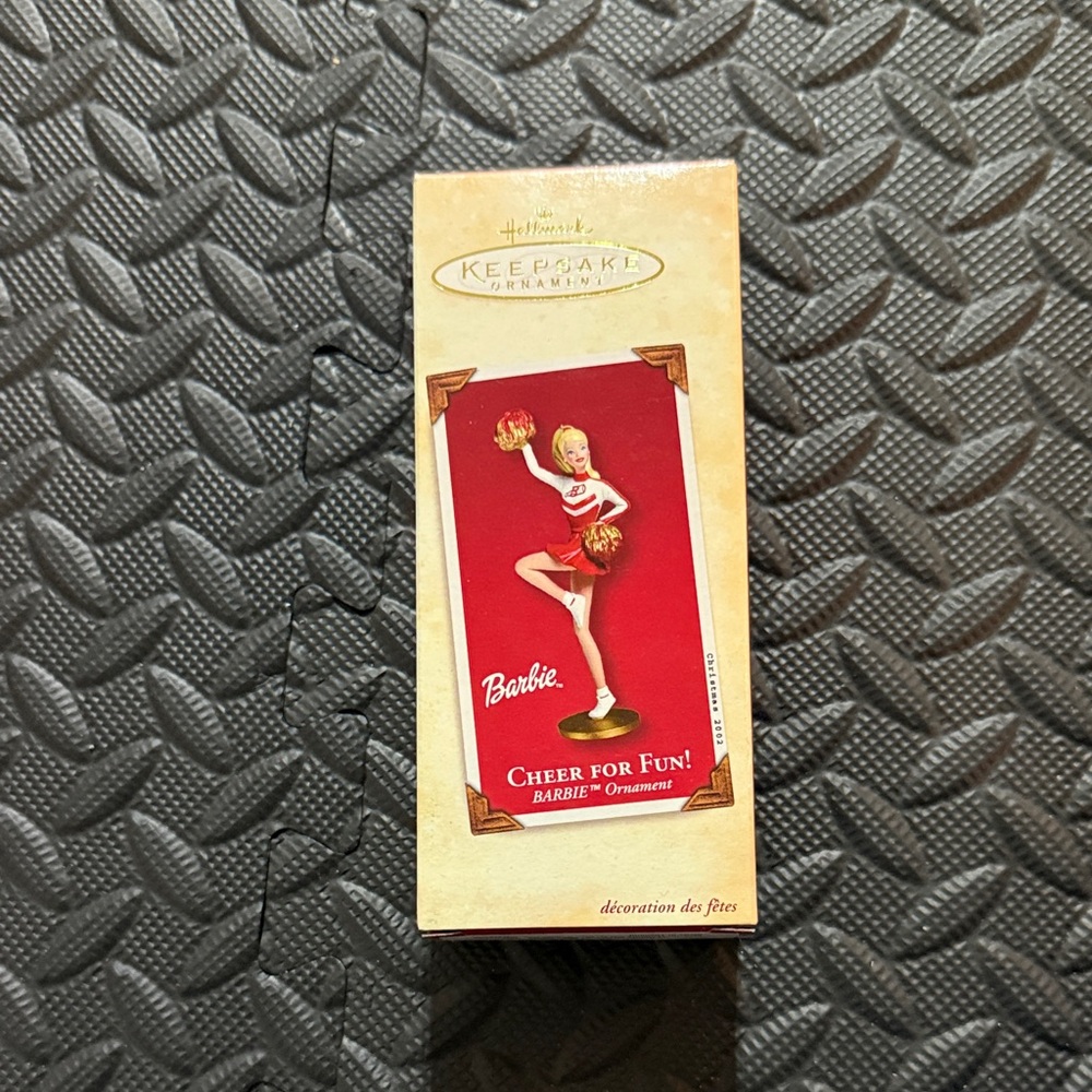 Hallmark 2002 Keepsake Ornament Cheer For Fun! Barbie